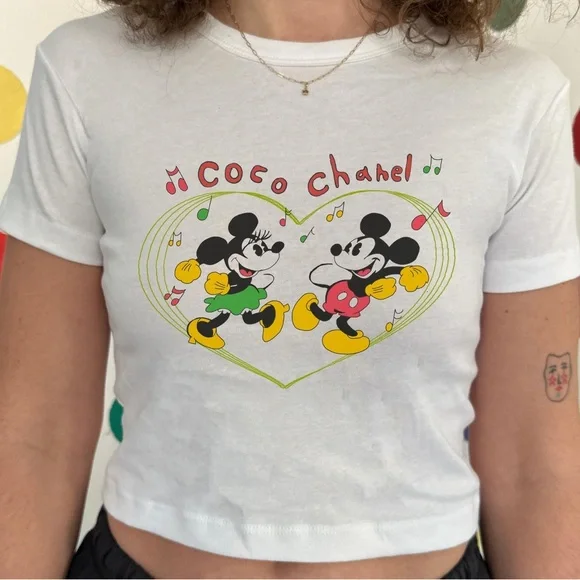 NWT MEGA YACHT COCO CHANEL DISNEY MICKEY AND MINNIE BABY T SIZE XL